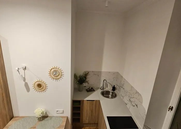 Klimatyzowana, Stylowa Kawalerka, Centrum, 아파트